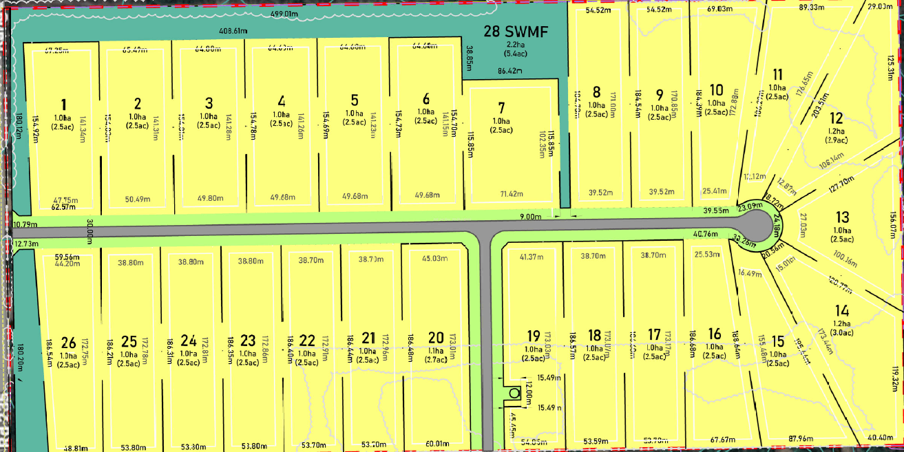Bellanova Estates site plan